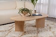 HABITAT ET JARDIN - Table basse en bois "Sable" - 60 x 119 x 40 cm - Chêne Saphir - vignette