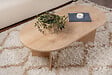 HABITAT ET JARDIN - Table basse en bois "Sable" - 60 x 119 x 40 cm - Chêne Saphir - vignette