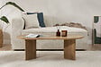 HABITAT ET JARDIN - Table basse en bois "Sable" - 60 x 119 x 40 cm - Chêne - vignette