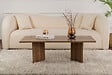 HABITAT ET JARDIN - Table basse en bois "Sabin" - 60 x 119 x 40 cm - Noyer - vignette