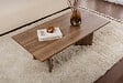 HABITAT ET JARDIN - Table basse en bois "Sabin" - 60 x 119 x 40 cm - Noyer - vignette