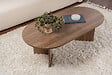 HABITAT ET JARDIN - Table basse en bois "Sable" - 60 x 119 x 40 cm - Noyer - vignette