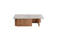 HABITAT ET JARDIN - Table basse en bois "Flavio" - 105 x 65 x 30 cm - Pin atlantique - vignette