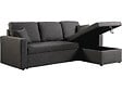 HABITAT ET JARDIN - Canapé d'angle convertible/ réversible avec coffre "Alain" - 3 places - Gris - vignette