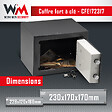 WORK MEN - Coffre fort électronique 23x17x17cm - Work Men - vignette