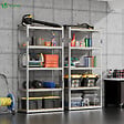 VOUNOT - Lot de 2 Etagères de rangement renforcees charge extra lourde à 5 niveaux 90x40x180cm - vignette