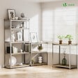 VOUNOT - Lot de 2 Etagères de rangement renforcees charge extra lourde à 5 niveaux 90x40x180cm - vignette