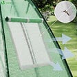 VOUNOT - Serre de jardin hivernage dome avec bache PE 160x160x180cm Vert - vignette