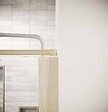 AURLANE - Porte de Douche Pivotante 90x180cm et Retour 80cm - Profil Or Brosse - Verre 5mm - GOLD ELEMENTARY - vignette