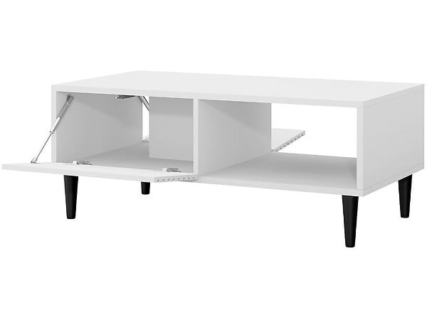 HABITAT ET JARDIN - Table basse "Nakomo " - 100 x 41 x 52 cm - Blanc - large