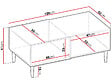 HABITAT ET JARDIN - Table basse "Nakomo " - 100 x 41 x 52 cm - Blanc - vignette