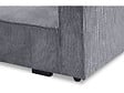 HABITAT ET JARDIN - Fauteuil convertible en velours côtelé "Clivia" - Gris - vignette