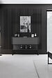 HABITAT ET JARDIN - Commode en bois "Luxe" - 120 x 30 x 80 cm - NoirAnthracite - vignette