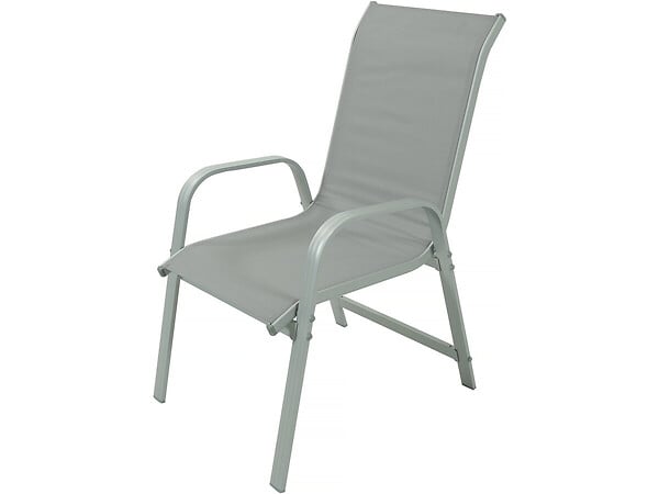 HABITAT ET JARDIN - Table extensible et chaises de jardin en aluminium "Lagos" - 200/320 x 105 x 76 cm - Taupe - 12 places - large