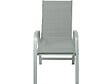 HABITAT ET JARDIN - Table extensible et chaises de jardin en aluminium "Lagos" - 200/320 x 105 x 76 cm - Taupe - 12 places - vignette