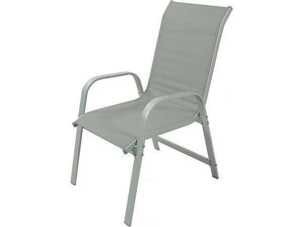 HABITAT ET JARDIN - Table extensible et chaises de jardin en aluminium "Lagos" - 200/320 x 105 x 76 cm - Taupe - 10 places - large