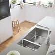 GROHE - Grohe K700U Evier double bac 76x45cm en Acier inoxydable, Finition satin (31575SD1) - vignette