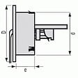 NICOLL - Grille de ventilation intérieures Ø 100 mm - à fermeture FATM pour tubes PVC et gaines - vignette