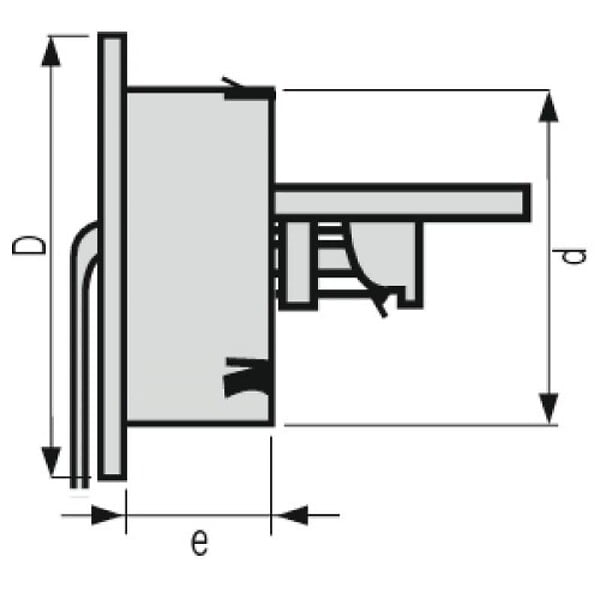 NICOLL - Grille de ventilation intérieures Ø 100 mm - à fermeture FATM pour tubes PVC et gaines - large