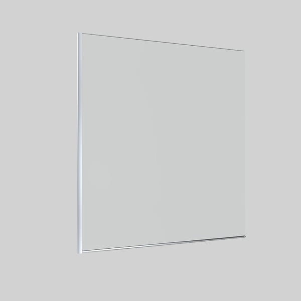 SWISS AQUA TECHNOLOGIES - Pare-baignoire fixe en verre, 150x80cm, Chrome (SIKOVZPEV150) - large