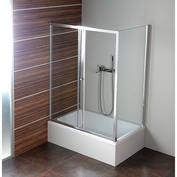 POLYSAN - Polysan Deep  Paroi latérale pour baignoire - 750x1650mm, Verre transparent (MD3116) - large