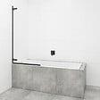 SWISS AQUA TECHNOLOGIES - Pare-Baignoire SAT TGD NEW 150x80 cm noir (SATTGVZO150CT) - vignette