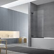 SWISS AQUA TECHNOLOGIES - Pare-Baignoire SAT TGD NEW 150x80 cm noir (SATTGVZO150CT) - vignette