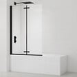 SWISS AQUA TECHNOLOGIES - 150x105 cm SK Pare-baignoire en verre 2 volets pliants, orientation gauche et droite, noir (SATVZSKNEW105C) - vignette