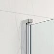 SWISS AQUA TECHNOLOGIES - 150x105 cm SK Pare-baignoire en verre 2 volets pliants, orientation gauche et droite, chrome (SATVZSKNEW105) - vignette