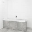 SWISS AQUA TECHNOLOGIES - Swiss Aqua Technologies 150x80 cm TGD NEW Pare-baignoire pivotant en verre, orientation gauche et droite, chrome (SATTGVZO150CRT) - vignette