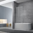SWISS AQUA TECHNOLOGIES - Swiss Aqua Technologies Walk-In Xmotion Pare baignoire 150x117,5 cm, chrome (SATWIXMVZ150) - vignette