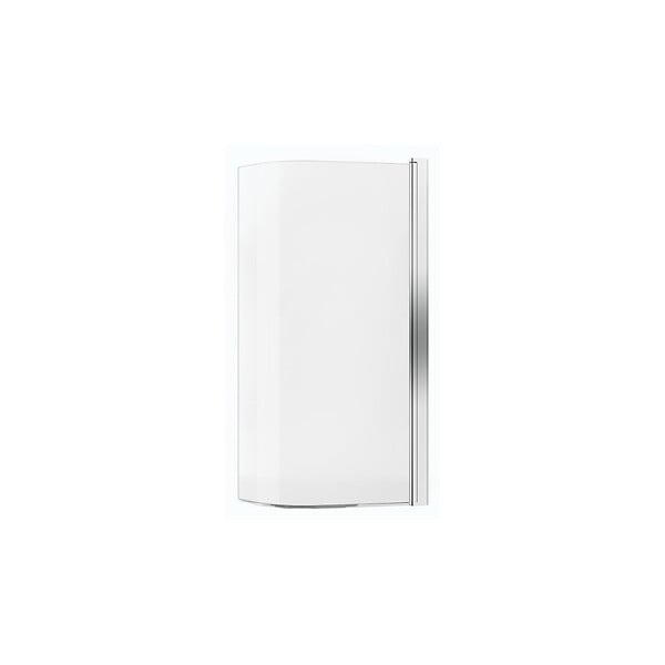 SIKO - Siko 150x85 cm Fortuna Plus Pare-baignoire en verre, Chrome (VZFORTUNA150TCR) - large