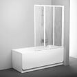 RAVAK - Ravak Supernova Pare-baignoire pliable, 3 parties, 140x100cm, Blanc (795P010041) - vignette
