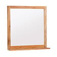SWISS AQUA TECHNOLOGIES - Miroir avec étagère, 60x61,5 cm décor noyer, Naturel Home (HOMEZRC) - vignette