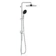 GROHE - Grohe Vitalio Start System 250  Colonne de douche avec inverseur manuel + Douche de tête 2 jets + Douchette 2 jets, chrome (G26680001) - vignette