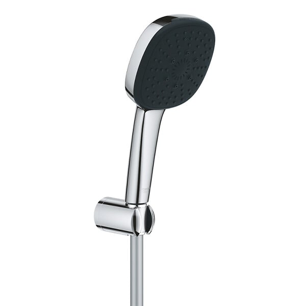 GROHE - Vitalio Comfort 110 set de douche avec support mural + Douchette 3 jets, chrome (G26176001) - large