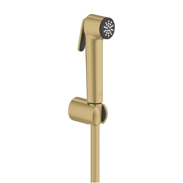 GROHE - Tempesta-F Trigger Spray 30 Ensemble de douche 1 jet avec support mural, cool sunrise brossé (27513GN1) - large