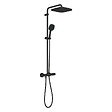 GROHE - Grohe Vitalio Comfort 250 colonne de douche thermostatique + douche de tête + douchette à main 2 jets, noir mat (G266962431) - vignette