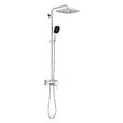 GROHE - Vitalio Comfort 250 Colonne de douche avec mitigeur monocommande + Douche de tête + Douchette 2 jets, chrome (G26985001) - vignette