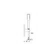 GROHE - Grohe Grohtherm 2000 Set mitigeur thermostatique bain/douche + Douchette 1 jet + Flexible et support mural, Chrome (34174001-Euphoria) - vignette