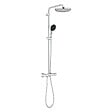 GROHE - Grohe Vitalio Start System 250 Colonne de douche avec mitigeur thermostatique + Douche de tête + Douchette 2 jets, chrome (G26677001) - vignette