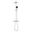 GROHE - Grohe Vitalio Start System 250 Colonne de douche avec mitigeur thermostatique + Douche de tête + Douchette 2 jets, chrome (G26677001) - vignette