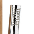 SIKO - Siko Bamboo Shower Colonne de douche hydromassante murale en bambou avec douche de tête et douchette à main (BAMBOOSHOWER) - vignette