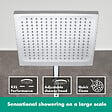 HANSGROHE - Hansgrohe Crometta E 240 1 jet EcoSmart Colonne de douche Showerpipe - vignette