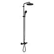 GROHE - Vitalio Start System 250 colonne de douche thermostatique bain/douche + douche de tête + douchette à main, noir mat (G269882431) - vignette