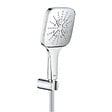 GROHE - Rainshower Smartactive 130 Cube Ensemble de douche 3 jets avec support mural, chrome (26589000) - vignette