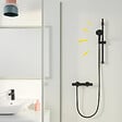 GROHE - Vitalio Start 110 Set de douche avec barre + Douchette 2 jets, noir mat (279482431) - vignette