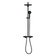 GROHE - Grohe Vitalio Start System 250 colonne de douche thermostatique + douche de tête + douchette 2 jets, noir mat (G266782431) - vignette