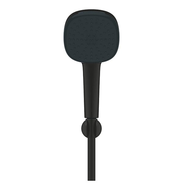 GROHE - Vitalio Comfort 110 Set de douche avec support mural + Douchette 2 jets, noir mat (G263992431) - large