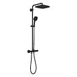 GROHE - Grohe Vitalio Comfort 250 colonne de douche thermostatique + douche de tête + douchette 2 jets, noir mat (G266972431) - vignette